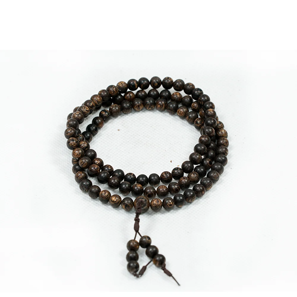 High Quality Superior Underwater Vietnam Oud Bracelet 108 Beads 6 mm made from Wood