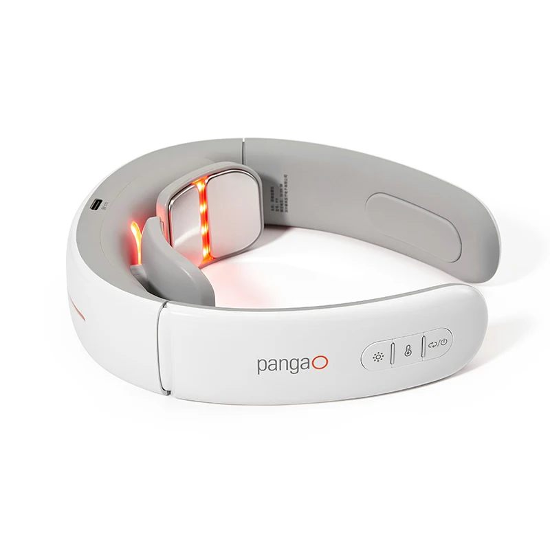 Intelligent shiatsu smart relaxing electric device relief neck pain pulse stimulator neck kneading massager with heat