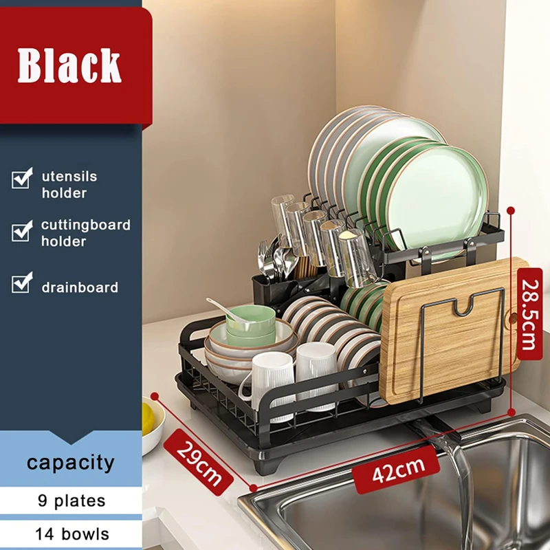 Low Moq Dish Rack Anti Rust Drying Drainer Rack Kitchenware Holder Washer Basket