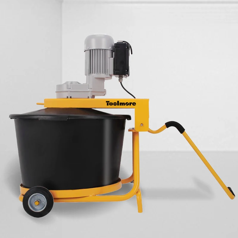 Hot sale product 65L 375W electric mortar mixers mobile mini cement mixer portable paddle mixer for sale