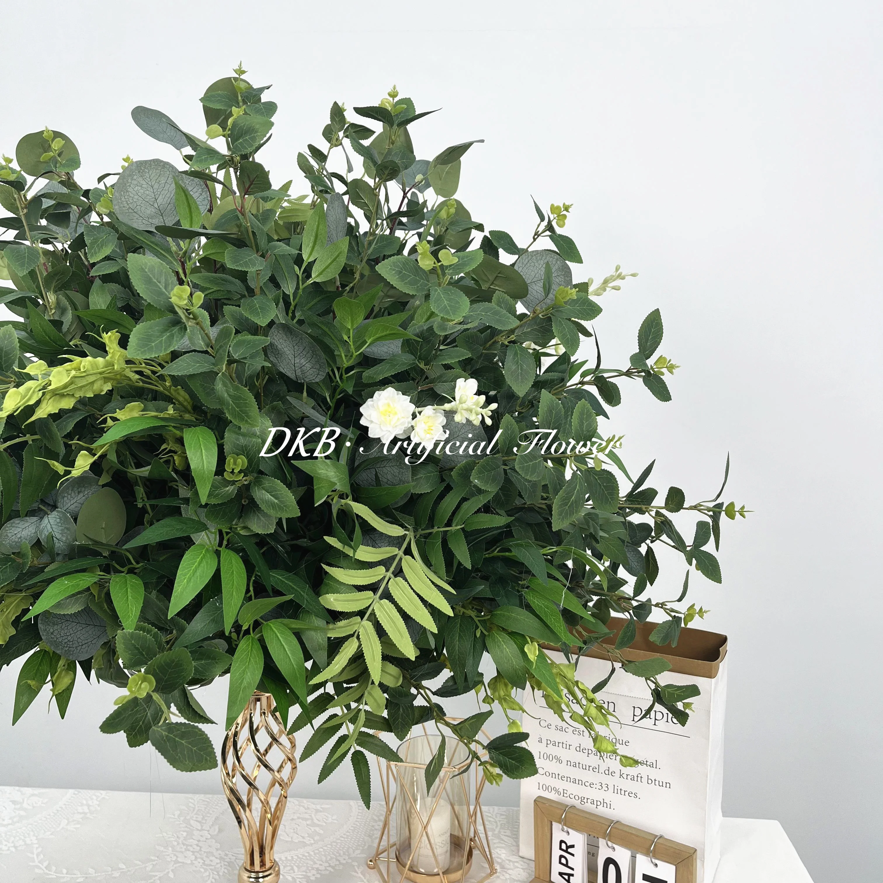 DKartificial factory wholesale best selling product wedding green flower ball centerpiece buy artificial flower ball
