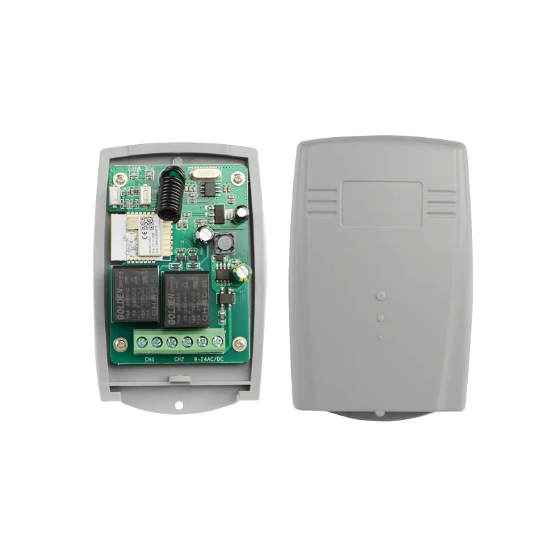 YET402WTR Tuya Smart Home IOT Smart Wireless Receiver Remote Controller Two Channels Switch