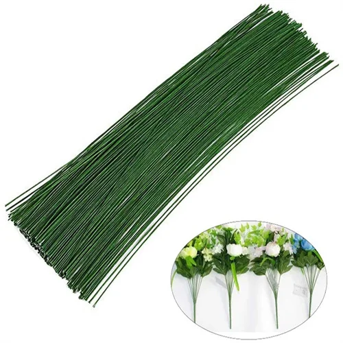 hot sale customized  18 20 22 24 26 gauge pvc coated green colorful high toughness flower wire floral wire roll