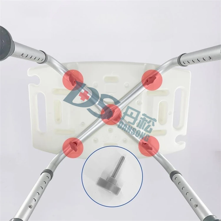 High quality bathroom adjustable shower chair bath chair stool for elderly and disabled