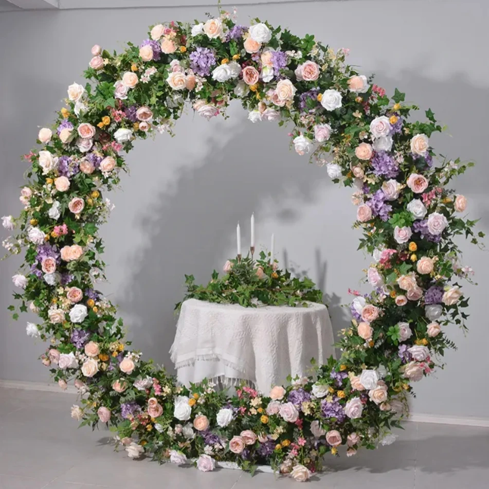 Wedding Arch Decoration Artificial Flowers Metal Frame Bracket for Stage Background for Wedding or Stage Design