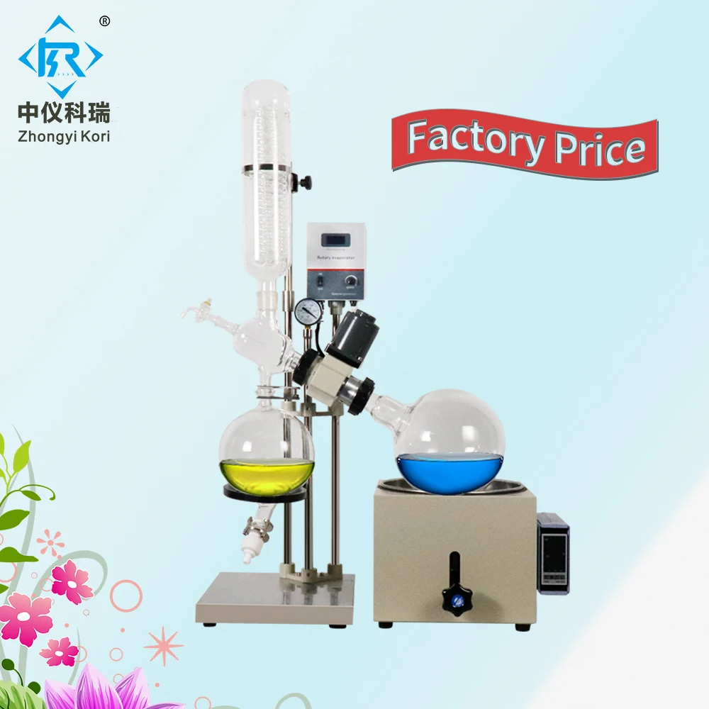 RE-501 Laboratory Organic Chemistry Solvent Recovery Rotary Vacuum Evaporator Vaporizer Rotavapor Rotavap Flask Condenser
