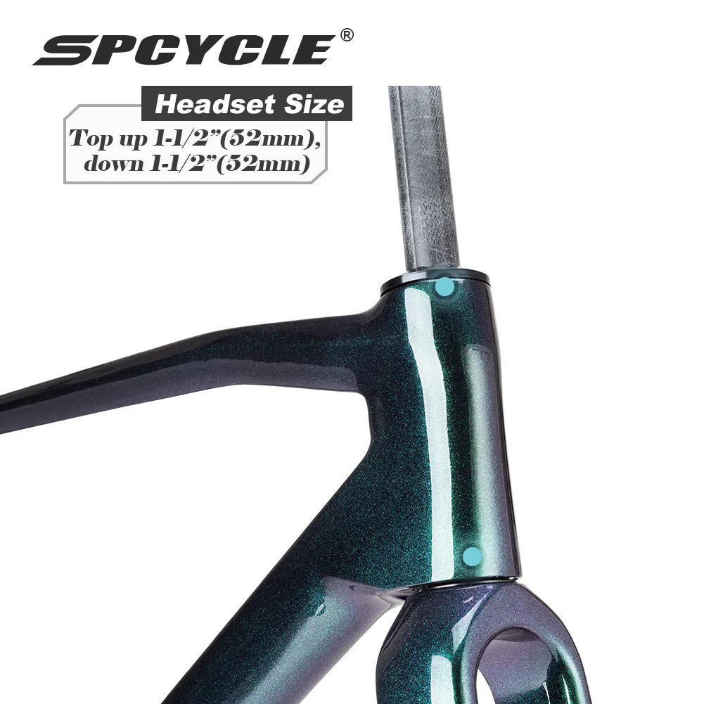 2023 New Gravel Frame 700x47C T47 Disc Brake All Internal Cable Carbon Gravel Bike Frameset