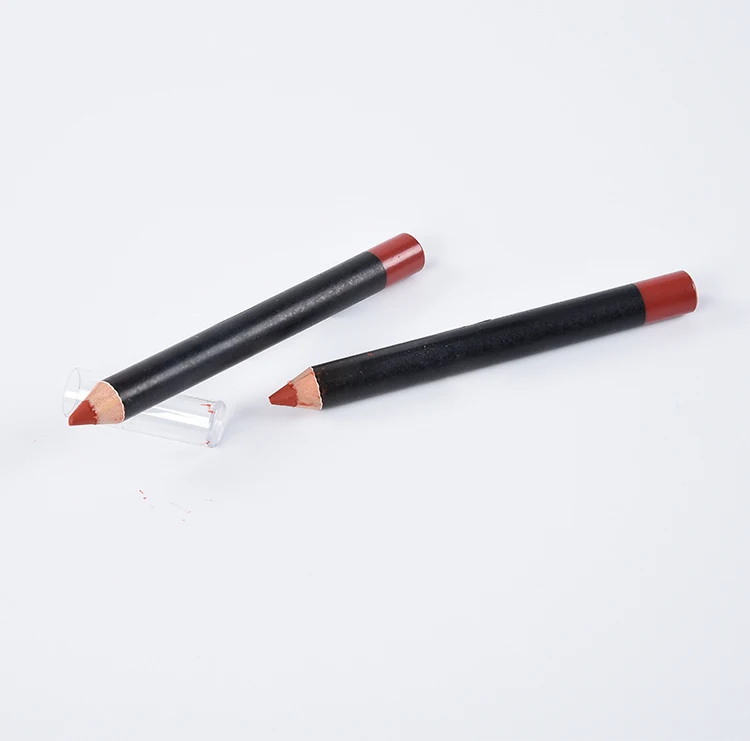 wholesale lip pencil private label vegan lipliner set 2 in 1 pigmented custom logo lip liner