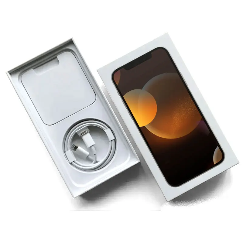 Custom same quality style made logo empty cell phone cardboard box for iphone 12 pro max packaging box