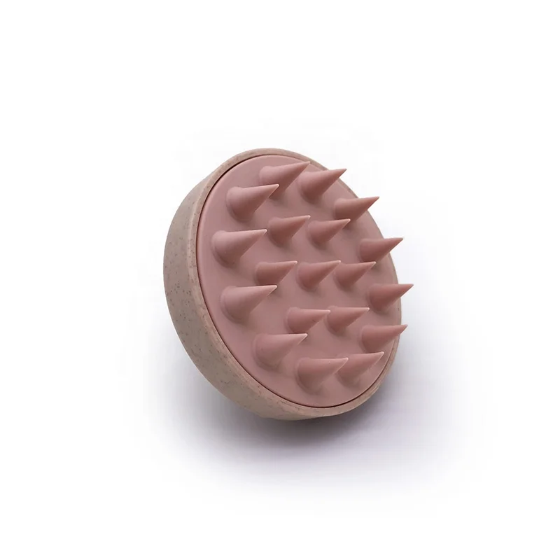  Wholesale Customized Handheld Wheat Straw Scalp Hair Brush Massage Massaging