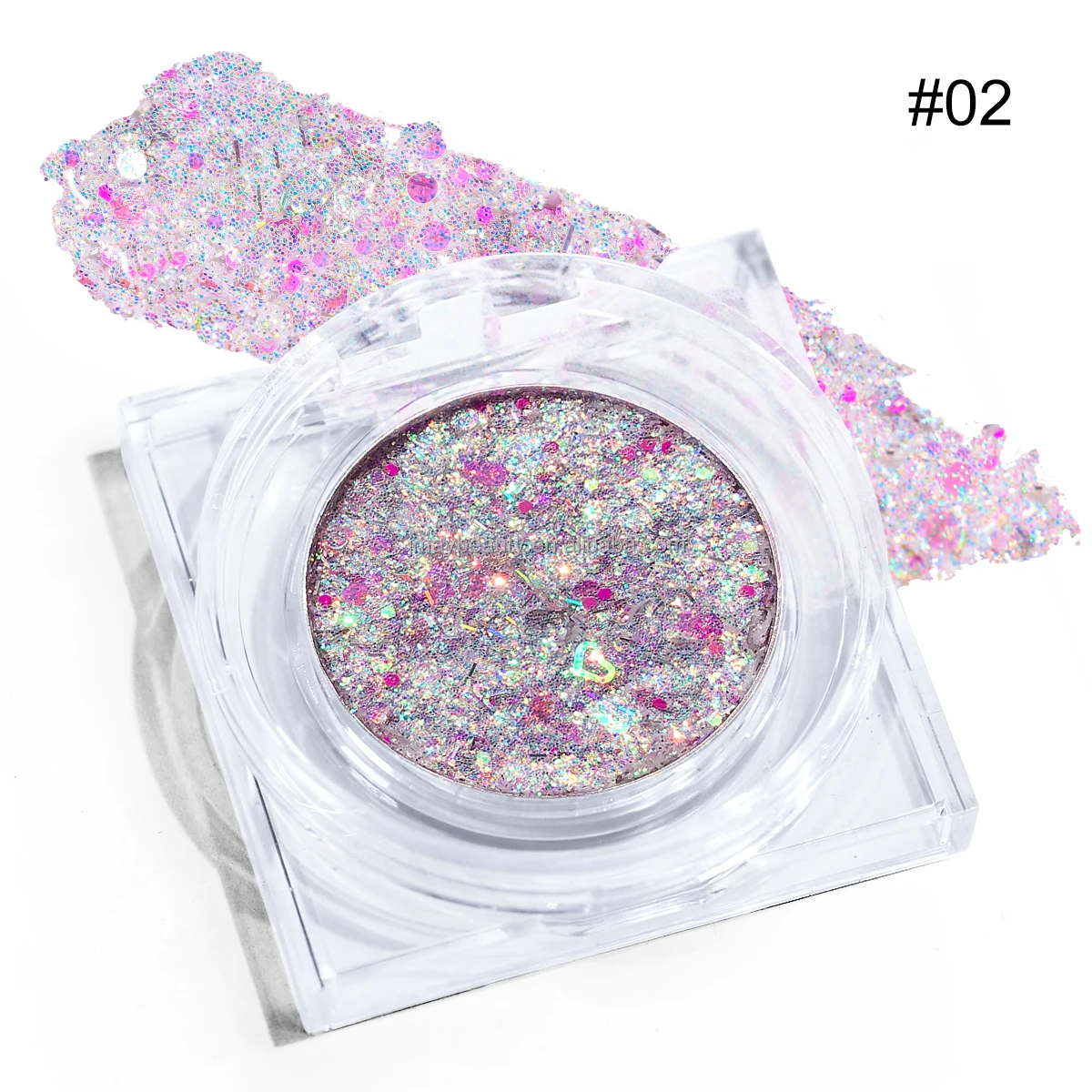 Cosmetic Single Holographic Face Body Chunky Glitter Gel Wholesale Vegan Multichrome Eyeshadow Glitter Flakes Gel