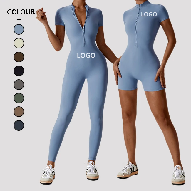 Yoga Sets One Piece leggings Workout Gym Playsuit Sexy Sports Suit Tights custom Yoga Fitness Active Bodysuit Jumpsuit For Women