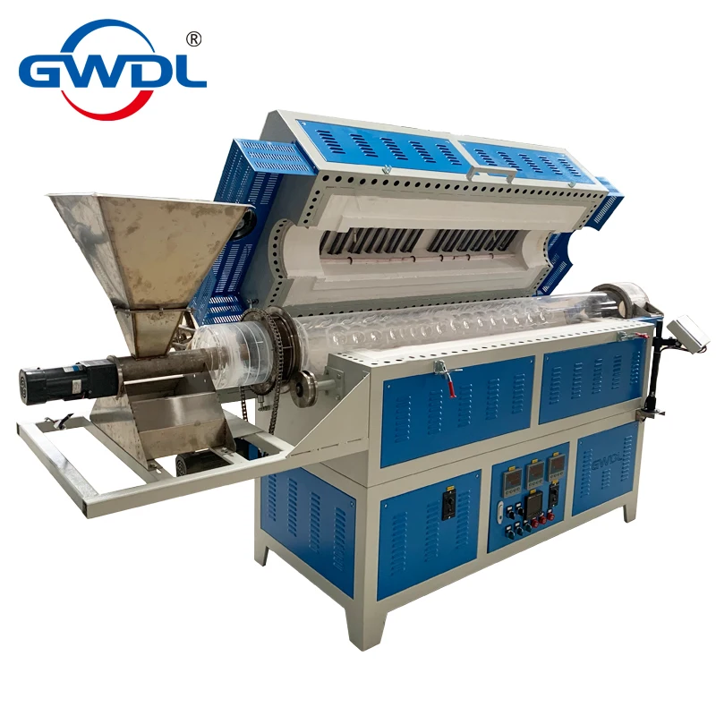 1200 1400 1700c Multi-temperature zone inclined rotary small rotary kiln