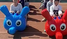 Hot Sale High Quality Interactive Team Building Outdoor Sport Games Inflatable Dragon Boat Race Game Inflatable Caterpillar Toy