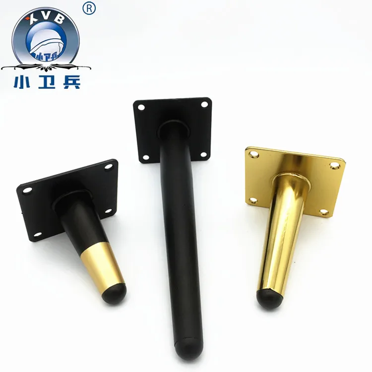 XVB hot sale China Factory Production furniture metal legs Straight foot furniture plastic legs