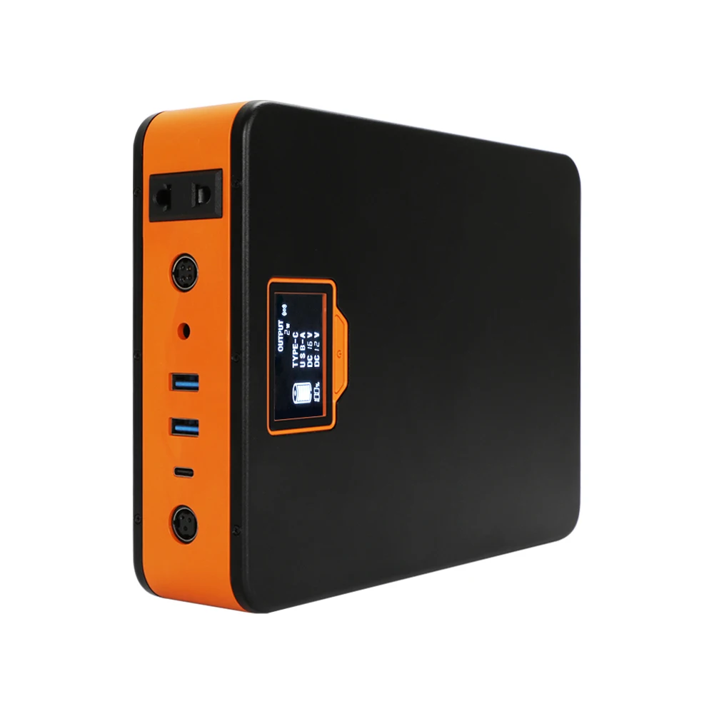 Portable Power Bank 100000mAh PD65W Li-Ion Battery Pack For MacBook Laptop Power Backup Supply DC 12V 16V 19V 24V