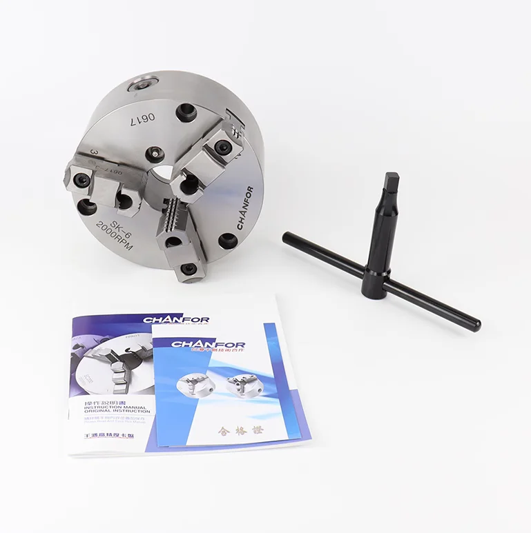 CHANFOR Power Chuck Taiwan бренд SK 3-челюсть ручной самоцентрирующий токарный патрон