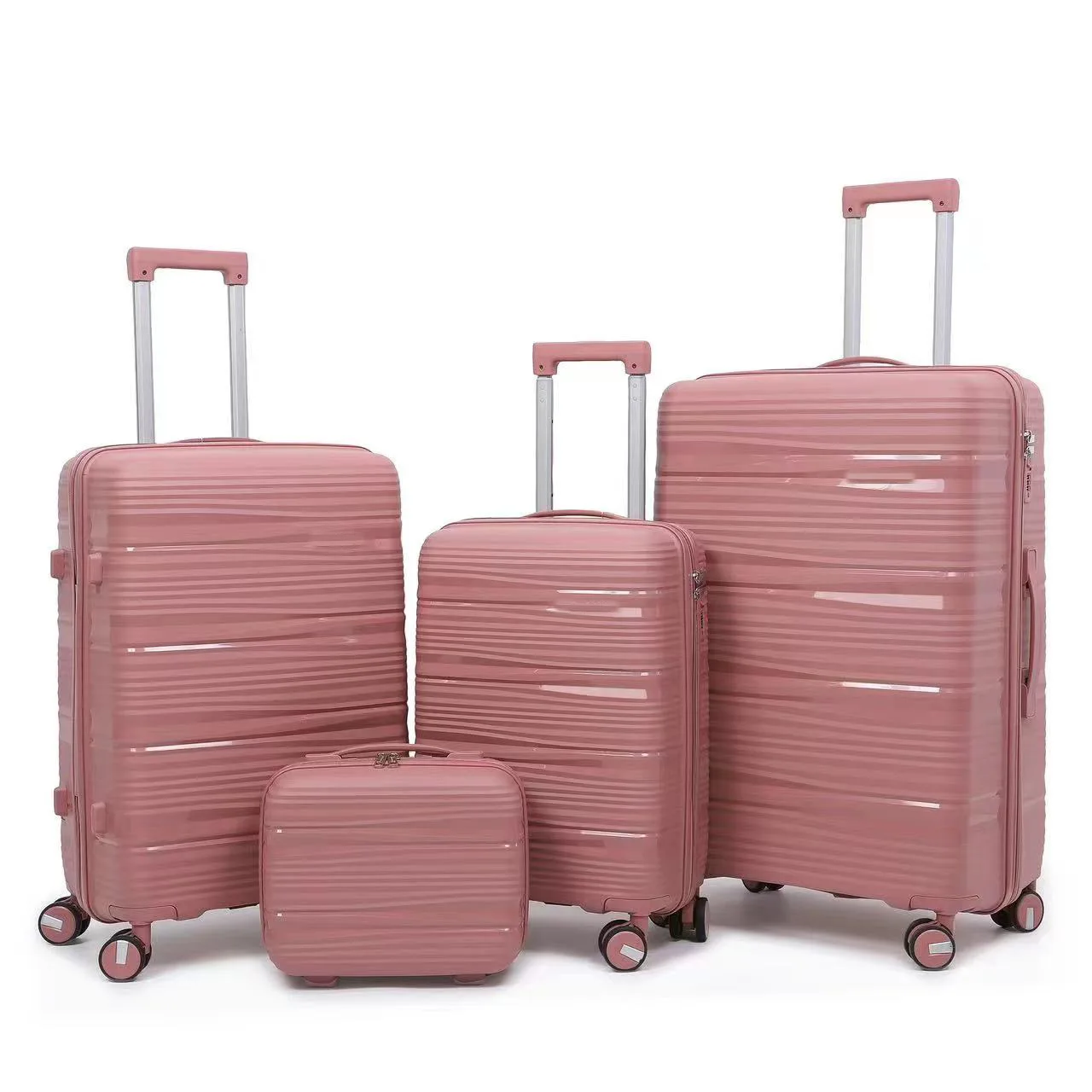 Wholesale Modern Classic Luxury Hard PP Carry-on Trolley Business Suitcases Travel Bags Luggage Case Sets For Woman Men
