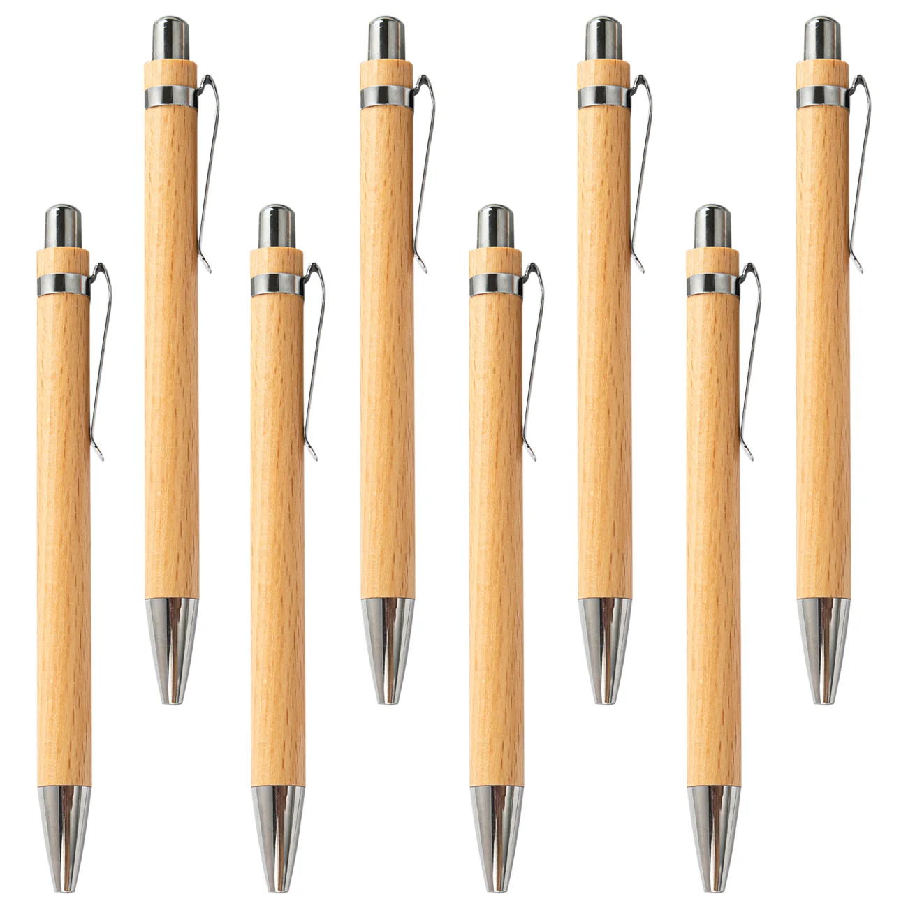 Wholesale Hot Sales Wood Ballpoint Plastic Holder Customized Logo Eco Friendly Promotion Advertising Ball Point Pen
