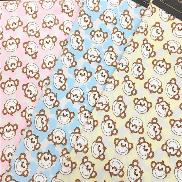 baby wear cloth blanket use 1mm crystal velvet custom dot printed minky fabric