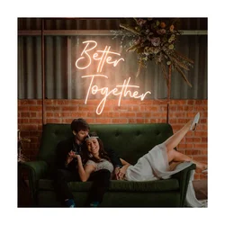 Manufacturer Hot Selling Custom RGB Decorative Lighting Letters Acrylic Led Neon Lights Wedding Neon Party Neon Sign Custom