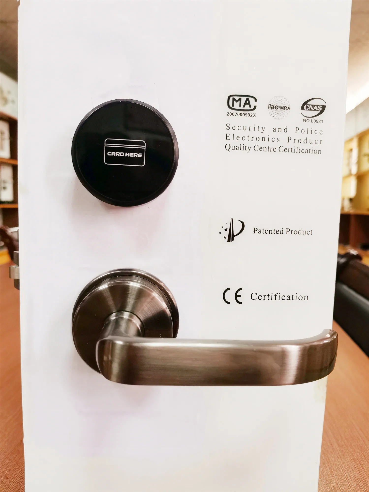 Раздельная Ручка Дверной замок цифровой замок безопасности с ANSI врезной для отеля деревянный дверной замок