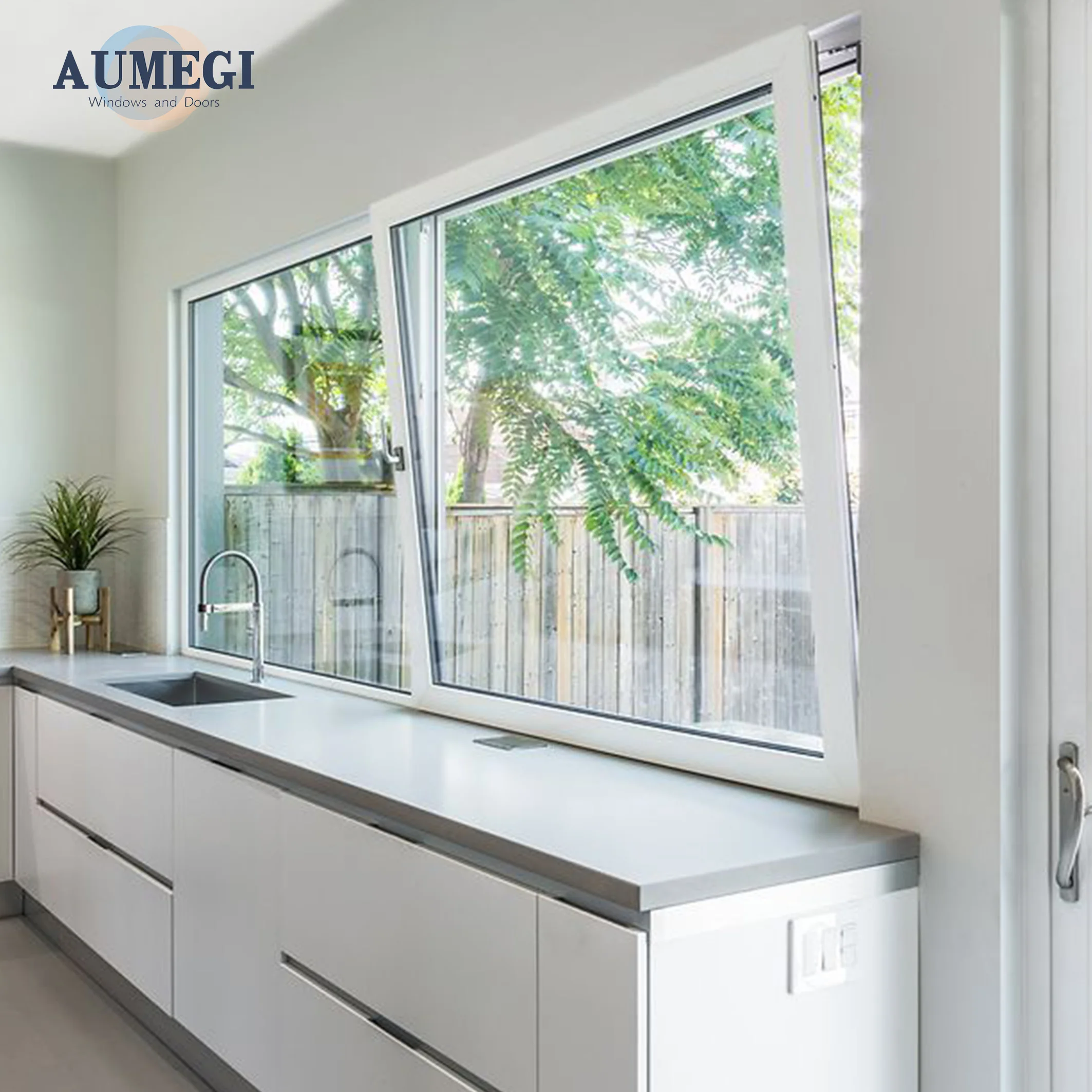 Aumegi Sound Insulation Casement Casement Window 48 X 48 Casement Window Tilt And Turn Windows