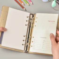 Wholesale Luxury Writing Notebook File Folder Bookbinding 100gsm Paper with High-Level Custom 100 200 500 Sheets with Ring Hole