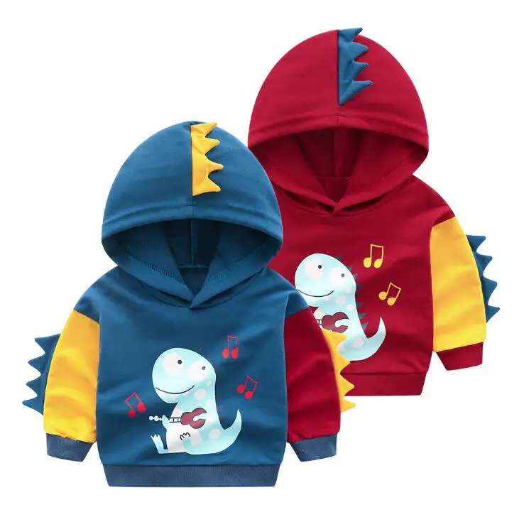 
Wholesale Winter Cartoon Dinosaur Children boys Hoodies Sweatshirt 