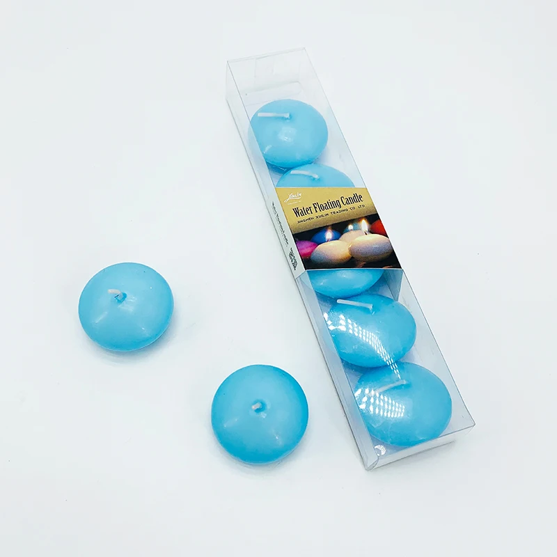Wholesale 5Pack Cute Unscented Floating Candles Unscented Discs for Wedding Pool Party Holiday Home Decor