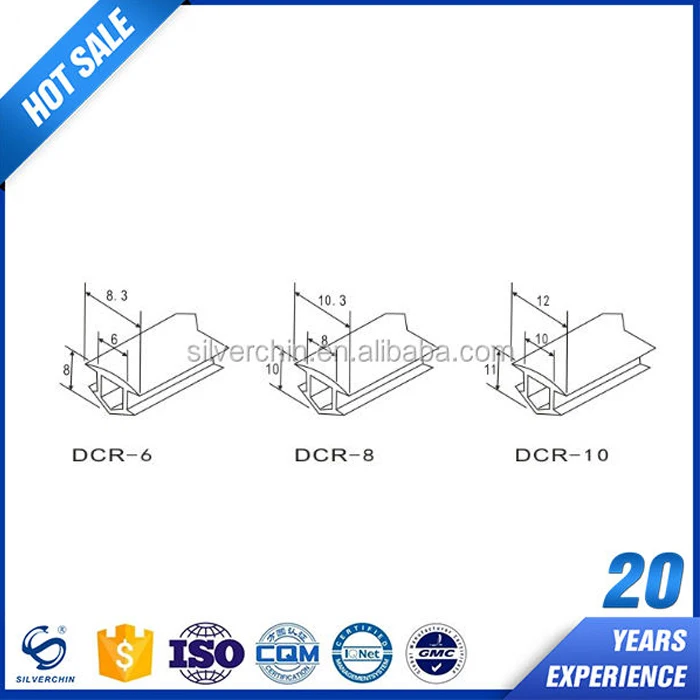 Silverchin customized v slot rubber cover sealing strip
