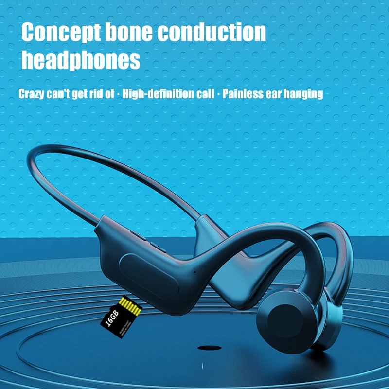 2022 Cheap Direct Factory Waterproof TWS Earphone 5.0 Sport Earbuds Wireless Open Ear Bone Conduction Headphone