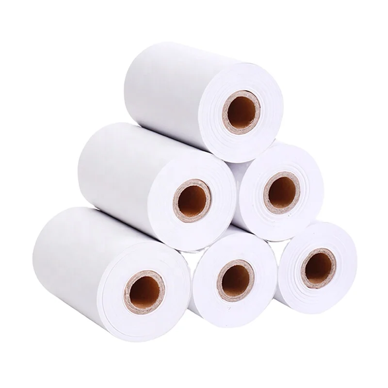 China Wholesale Supplier 2  5/16 X400 57*38  Crisp Receipts Direct 3 Inches Plastic Core  Thermal Cash Register Paper Roll