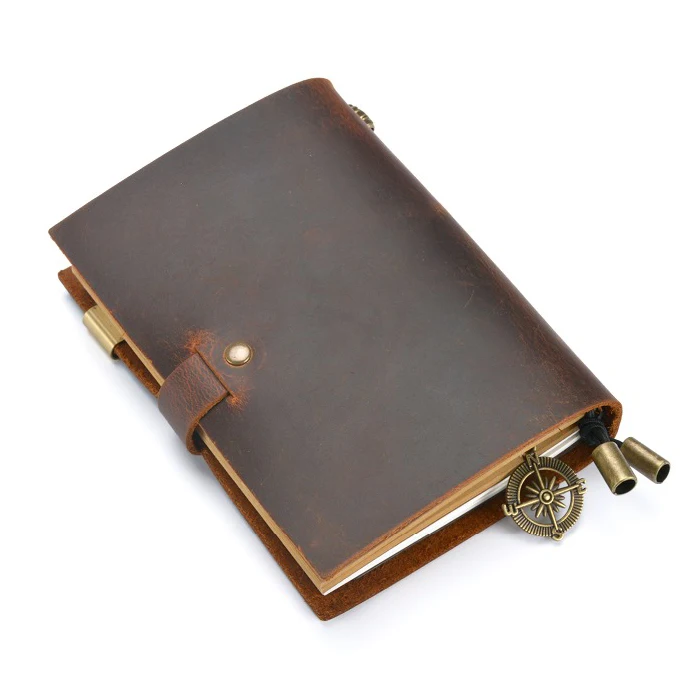 High Quality Custom Genuine Crazy Custom Leather Journal Notebook