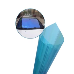 Factory Supply  car Glass tinting Mix Color Shiny Colorful Anti uv blue Chameleon Window Tint Film