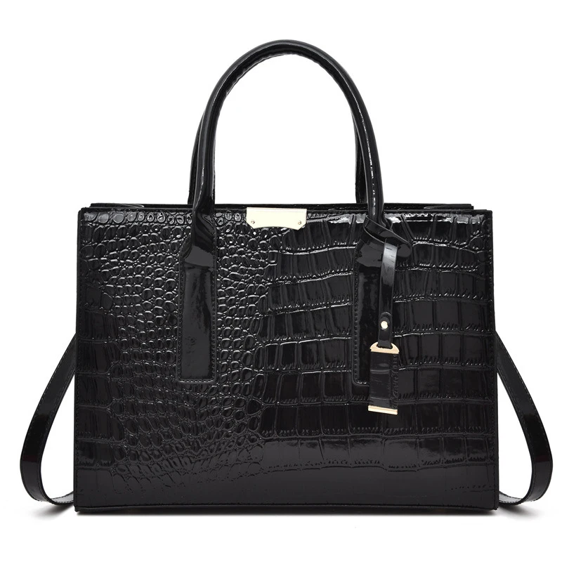 Pu Leather Handbags Ladies Fashion Crossbody Bags Luxury Black Shoulder Bags Women Purses And Tote Bag