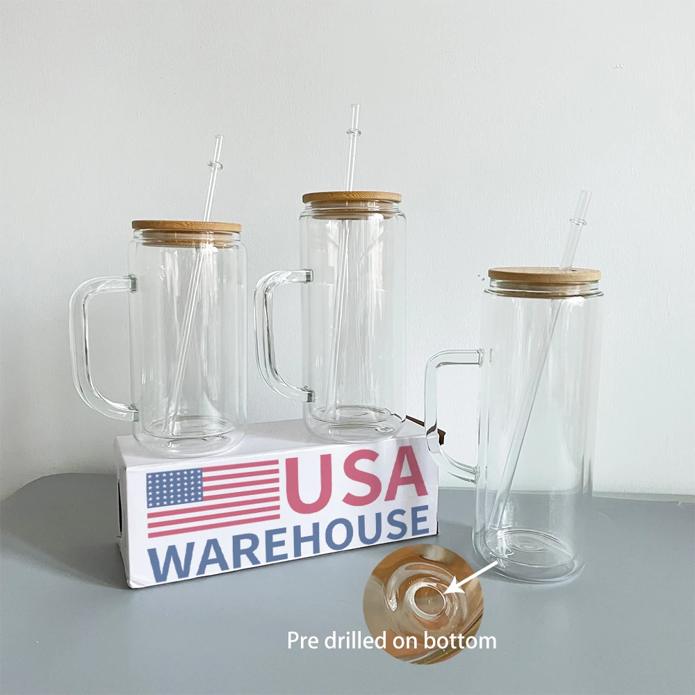 suitable for vinyl 12oz 15oz 20oz pre drilled fit 5mm glitter glass snow globe double walled beer glass for iced coffee, soda