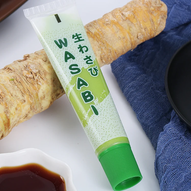 Sushi Sashimi Rice Ball Grilled Squid Salad with Sauce Sauce Packet Wasabi Spicy 43g/Pack wasabi root