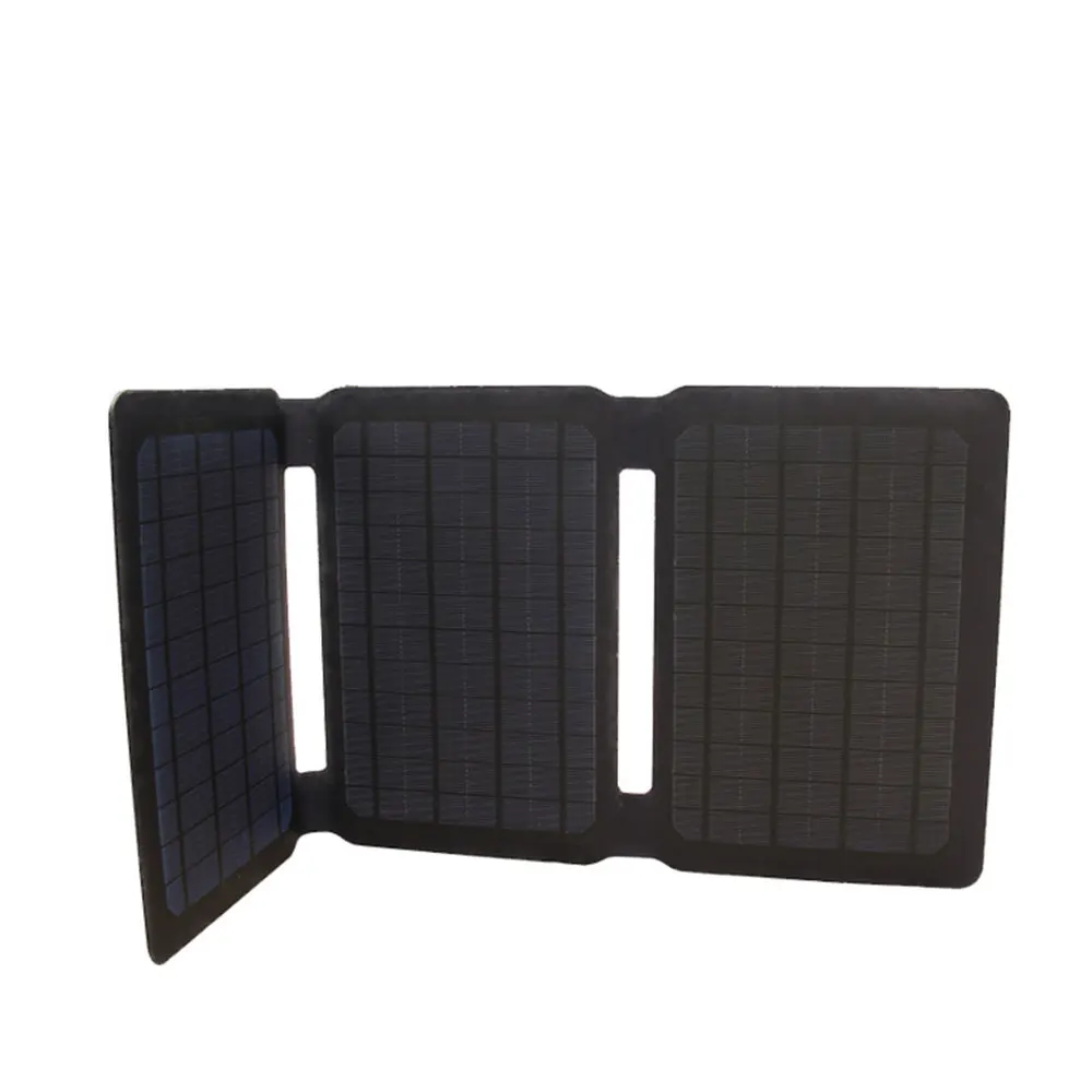 New arrival Flexsolar Brand 10W Foldable IP67 waterproof ETFE Solar Panel with Integrated USB charging port for picnic