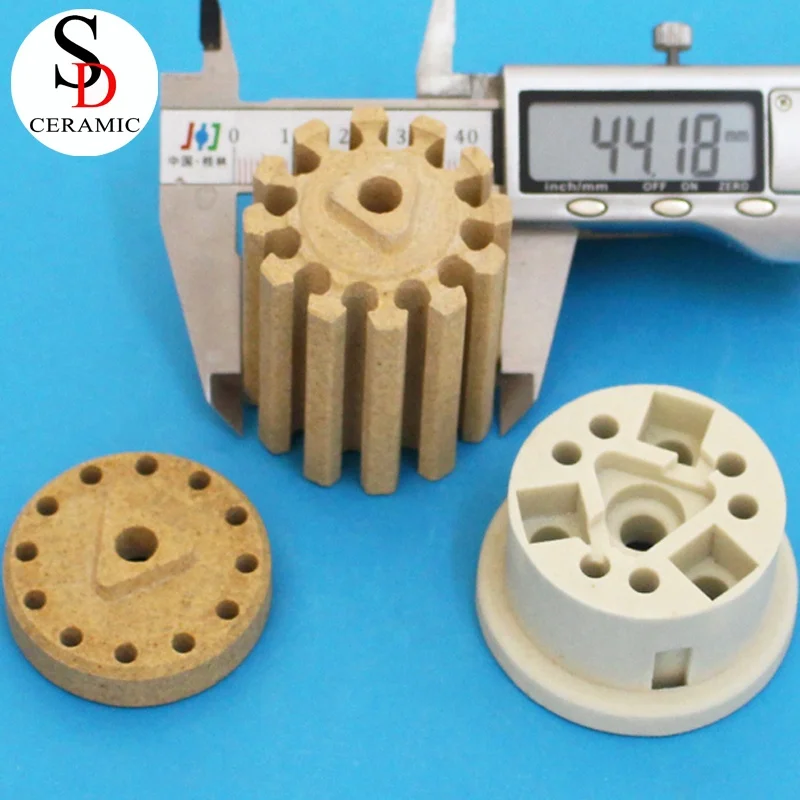 Manufacturer high heat resistance electrical c520 ceramic cordierite porcelain bobbin