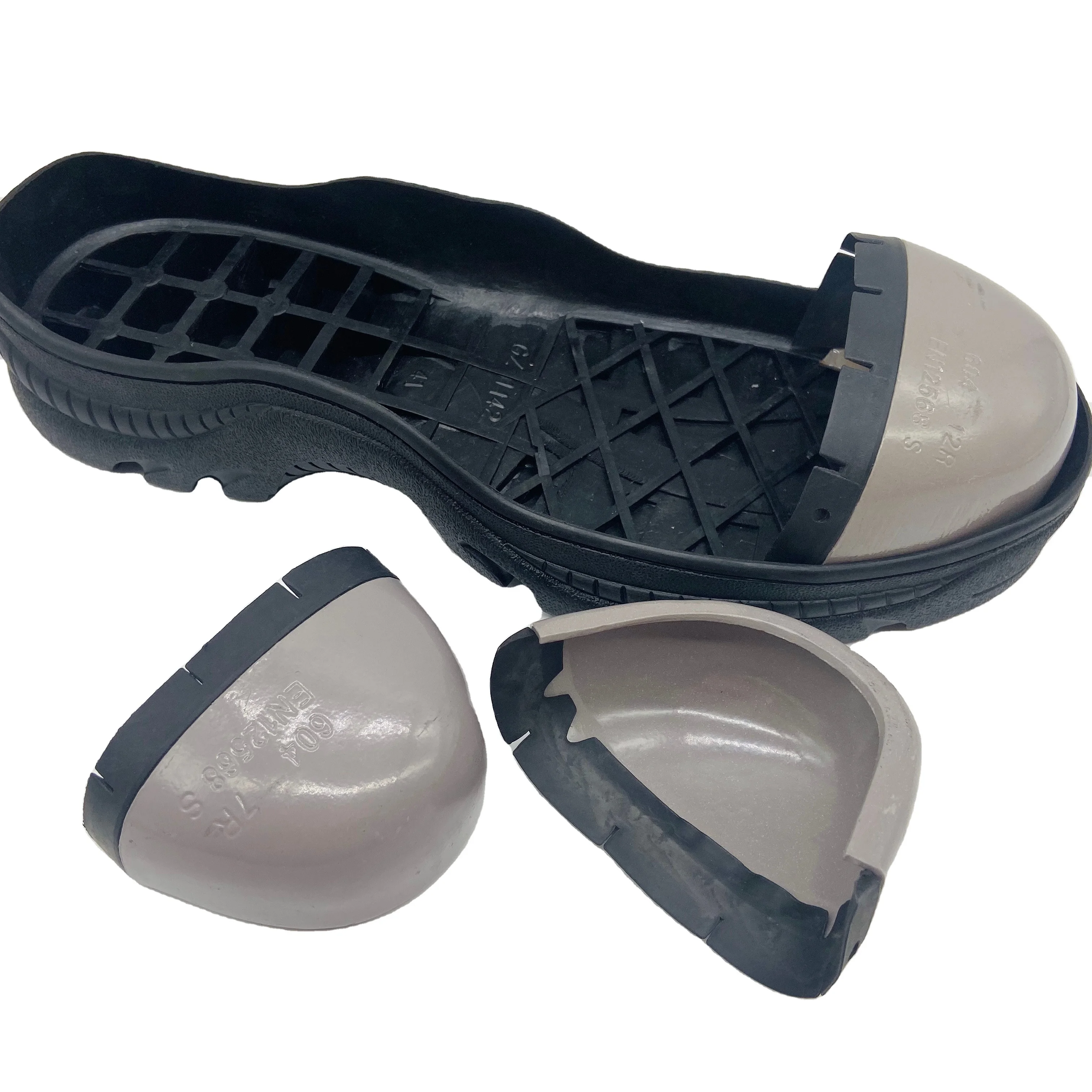 durable rubber sole unisex work shoe safety shoe outsole with steel toe for boots