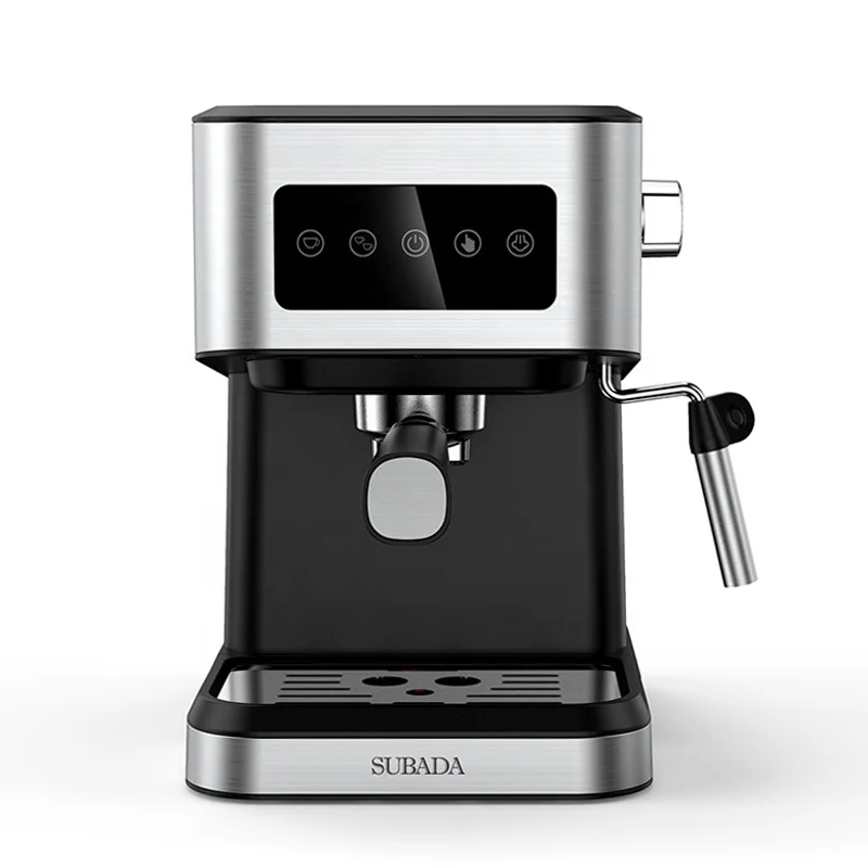 New Arrival Espresso Machine Latte & Cappuccino Coffee Maker 20 Bar with Milk Frother Steam Wand 1.5L water box