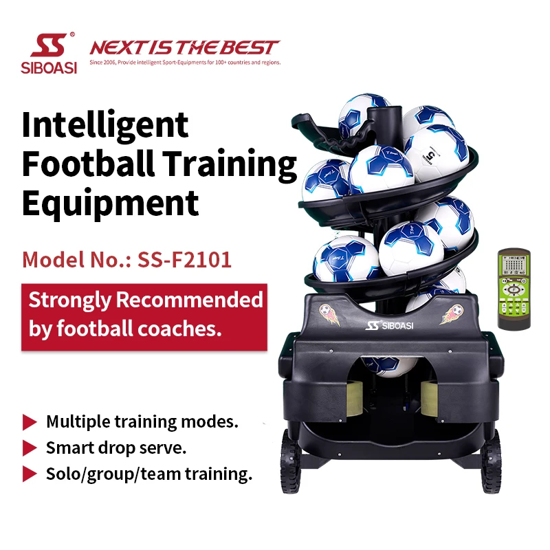 Intelligent Football machine soccer training equipment F2101 with remote control