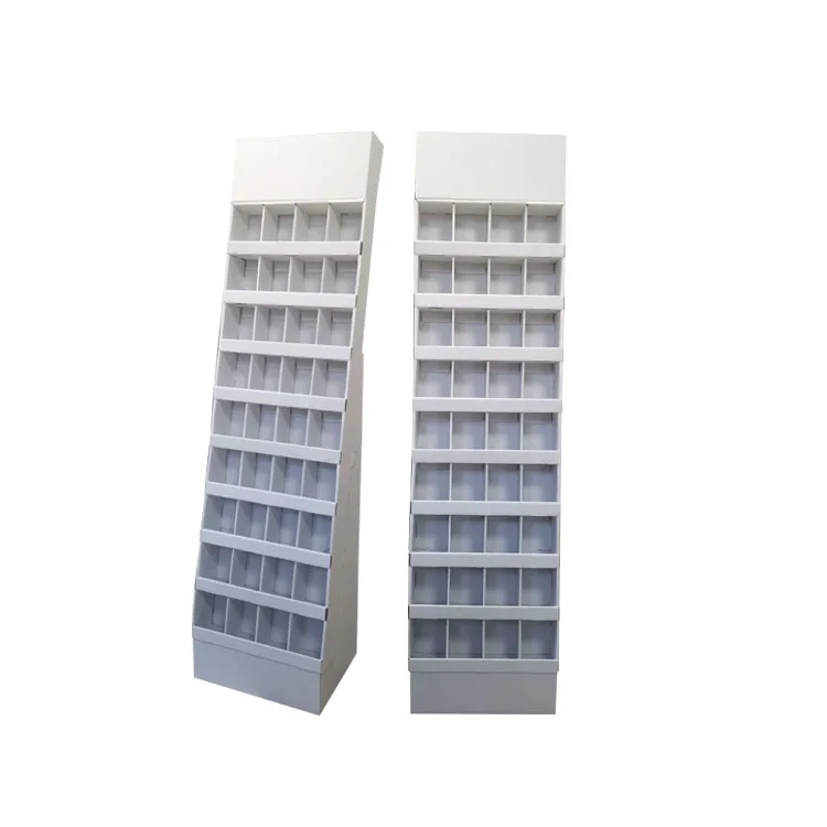 Customizable Color Independent Grid Display Rack Stand Greeting Card Display Cardboard Book Funko Pop Cardboard Display Stand