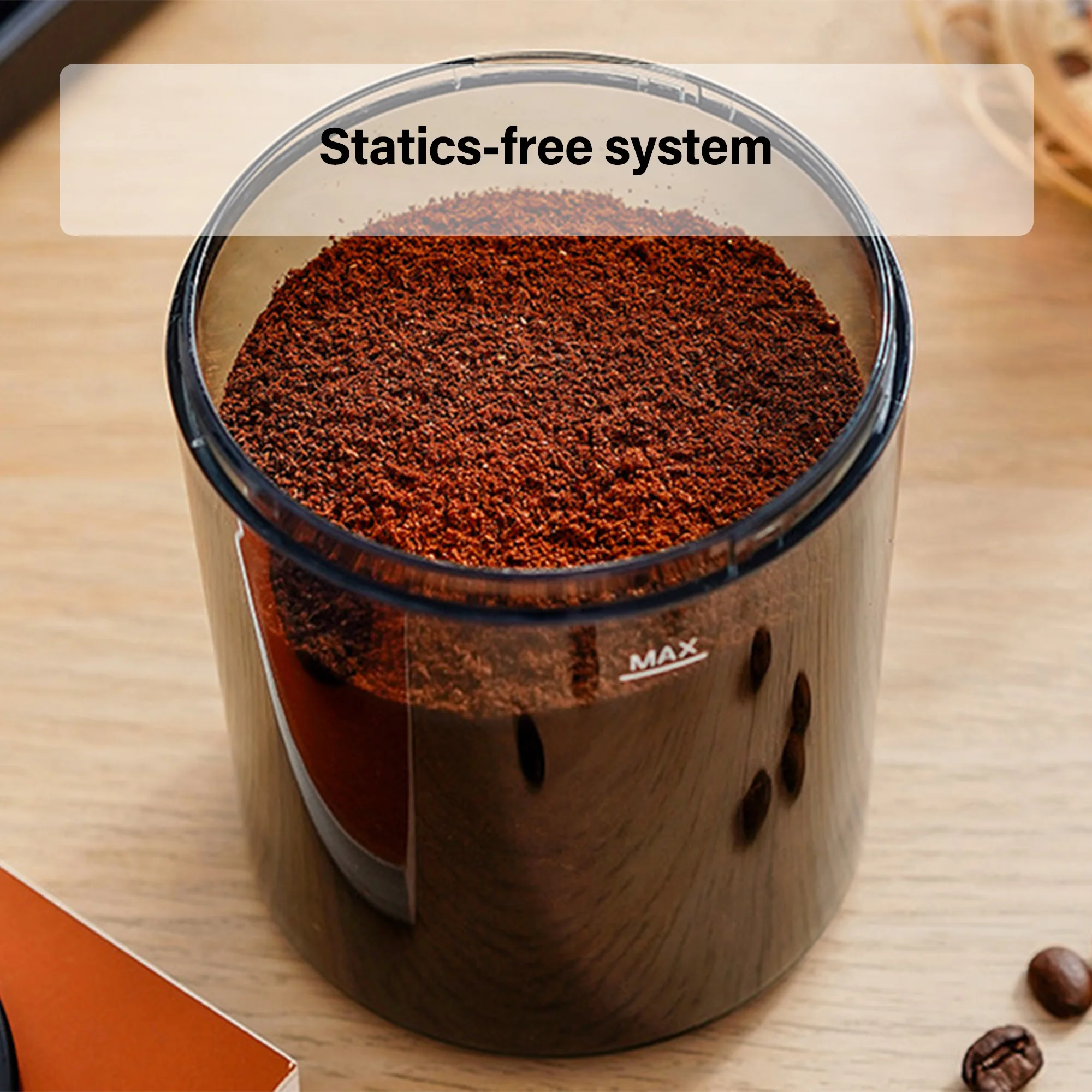 From French Press Coarse to Espresso to Turkish 160g Large Capacity Smart Coffee Grinder