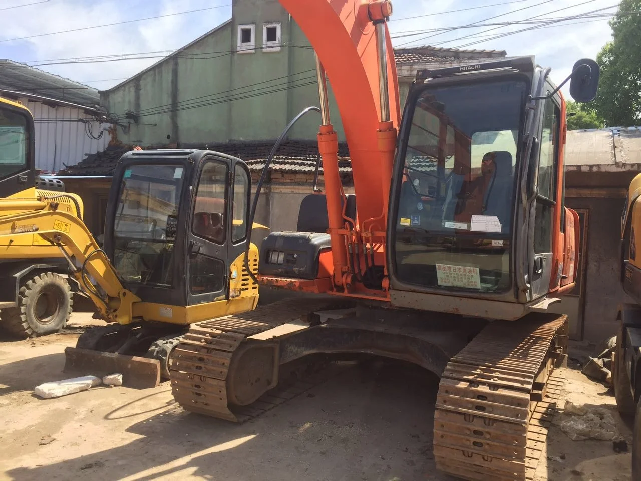 Japanese Used Hitachi ZX120 Hydraulic Excavator With Original Engine for sale