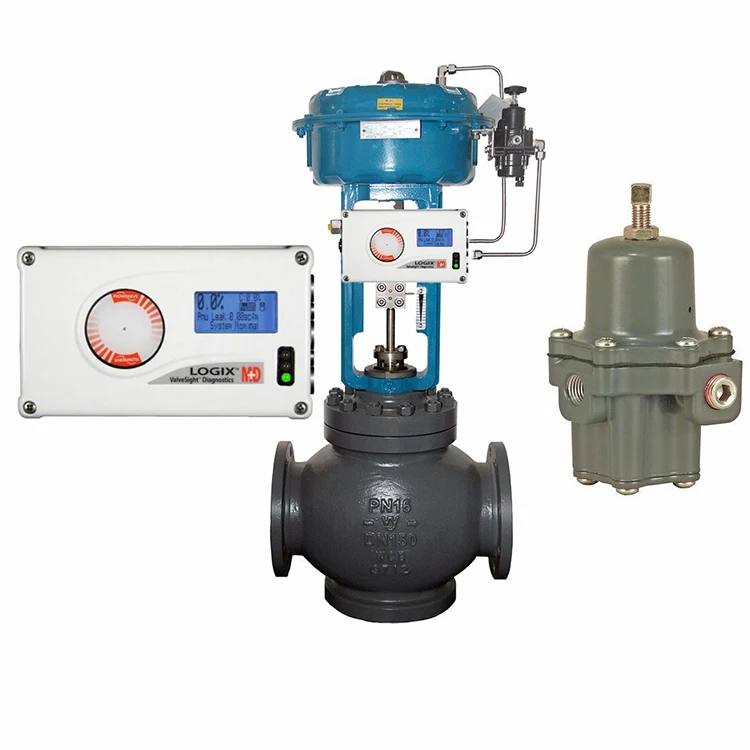 Pneumatic Control Valves With Flowserve Logix 520MD Positioner For Valve Control Smart Digital Flowserve Valve Positioner