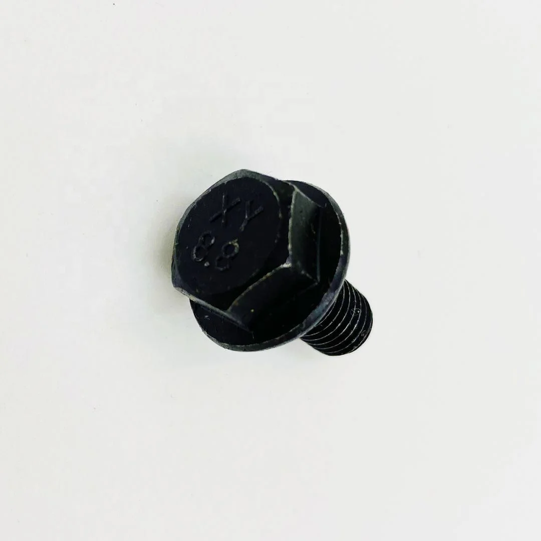 Hexagonal Flange Washer Head Bolt Auto Car Used Fastener Screw 8.8 Grade Black Oxide Zin  HDG Hot DIP Gavlvanized Bolts