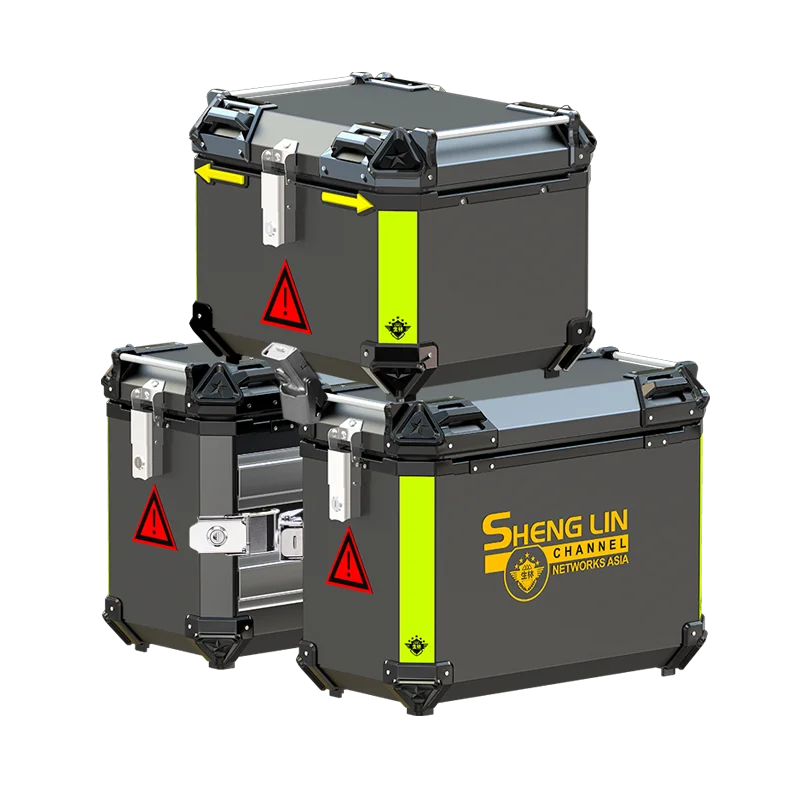 45 л полный шлем мотоциклетный металлический ящик чемодан лучшего качества