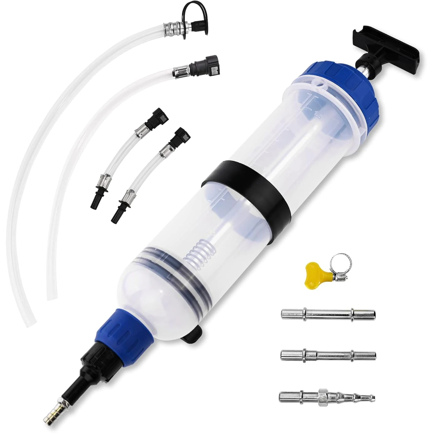 1.5L Capacity Manual Oil Fluid Extraction Extractor Filling Syringe Bottle Fluid Suction Vacuum Extractor Transfer Syringe Pump
